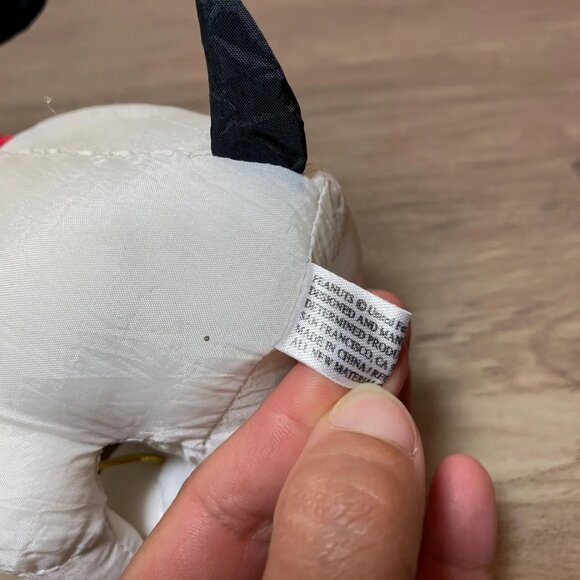 Snoopy Nylon Plush Toy Stuffed Animal Christmas Antlers Puffy - Picture 7 of 7